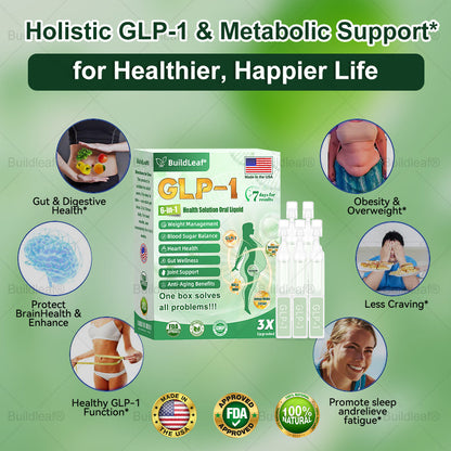 FDA 𝖮𝖿𝖿𝗂𝖼𝗂𝖺𝗅 | 𝑩𝒖𝐢𝒍𝒅𝑳𝒆𝐚𝒇® GL𝐏-1 6-𝒊𝒏-1 𝑯𝒆𝒂𝒍𝒕𝒉 𝑺𝒐𝒍𝒖𝒕𝒊𝒐𝒏 𝖮𝗋𝖺𝗅 𝐋𝐢𝐪𝐮𝐢𝐝 (𝑱𝒖𝒔𝒕 𝒐𝒏𝒄𝒆 𝒂 𝒅𝒂𝒚, 𝘃𝗶𝘀𝗶𝗯𝗹𝗲 𝗰𝗵𝗮𝗻𝗴𝗲𝘀 𝗶𝗻 𝟳 𝗱𝗮𝘆𝘀） ✅ 𝘍𝘰𝘳 𝘰𝘣𝘦𝘴𝘪𝘵𝘺, 𝘤𝘢𝘳𝘥𝘪𝘰𝘷𝘢𝘴𝘤𝘶𝘭𝘢𝘳 𝘩𝘦𝘢𝘭𝘵𝘩,𝙙𝙞𝙖𝙗𝙚𝙩𝙚𝙨, 𝙨𝙡𝙚𝙚𝙥 𝐚𝐩𝐧𝐞𝐚, 𝐆𝐮𝐭 𝐇𝐞𝐚𝐥𝐭𝐡, 𝐣𝐨𝐢𝐧𝐭 𝐢𝐬𝐬𝐮𝐞𝐬, 𝐚𝐧𝐝 𝐦𝐨𝐫𝐞