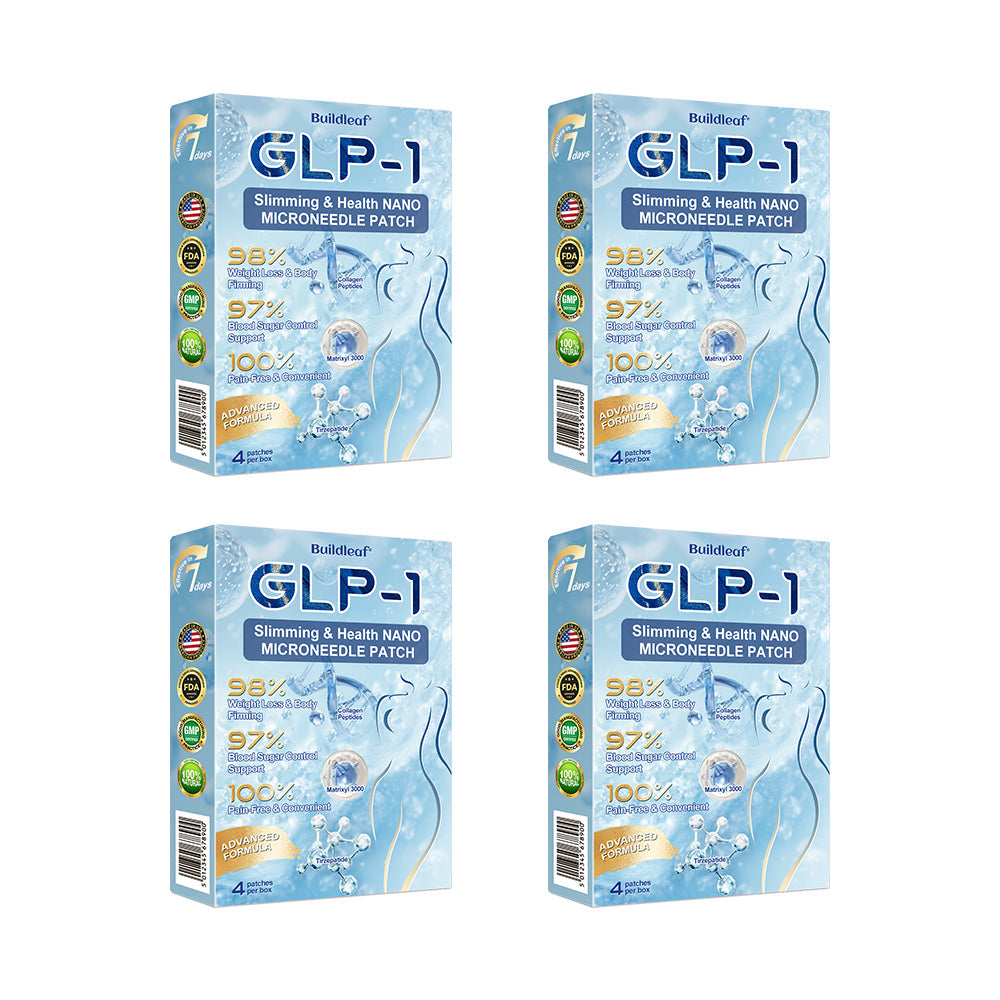 🎁FDA Store | BuildLeaf® GLP-1 Nano-Microneedle Patch with Collagen & Matrixyl 3000 丨Obesity,Cardiovascular Diseas, Diabetes, Sleep Apnea, Joint Problems and More