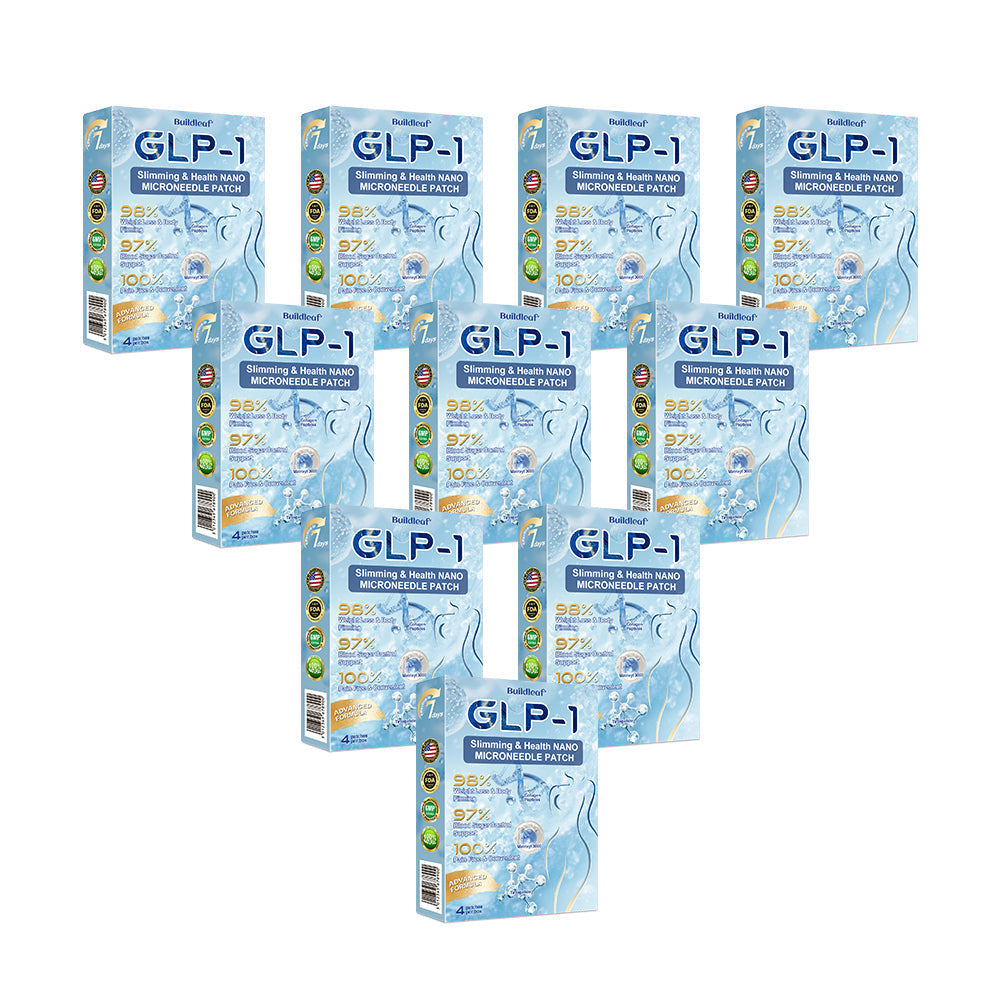 🎁FDA Store | BuildLeaf® GLP-1 Nano-Microneedle Patch with Collagen & Matrixyl 3000 丨Obesity,Cardiovascular Diseas, Diabetes, Sleep Apnea, Joint Problems and More