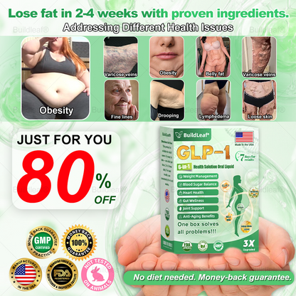 FDA 𝖮𝖿𝖿𝗂𝖼𝗂𝖺𝗅 | 𝑩𝒖𝐢𝒍𝒅𝑳𝒆𝐚𝒇® GL𝐏-1 6-𝒊𝒏-1 𝑯𝒆𝒂𝒍𝒕𝒉 𝑺𝒐𝒍𝒖𝒕𝒊𝒐𝒏 𝖮𝗋𝖺𝗅 𝐋𝐢𝐪𝐮𝐢𝐝 (𝑱𝒖𝒔𝒕 𝒐𝒏𝒄𝒆 𝒂 𝒅𝒂𝒚, 𝘃𝗶𝘀𝗶𝗯𝗹𝗲 𝗰𝗵𝗮𝗻𝗴𝗲𝘀 𝗶𝗻 𝟳 𝗱𝗮𝘆𝘀） ✅ 𝘍𝘰𝘳 𝘰𝘣𝘦𝘴𝘪𝘵𝘺, 𝘤𝘢𝘳𝘥𝘪𝘰𝘷𝘢𝘴𝘤𝘶𝘭𝘢𝘳 𝘩𝘦𝘢𝘭𝘵𝘩,𝙙𝙞𝙖𝙗𝙚𝙩𝙚𝙨, 𝙨𝙡𝙚𝙚𝙥 𝐚𝐩𝐧𝐞𝐚, 𝐆𝐮𝐭 𝐇𝐞𝐚𝐥𝐭𝐡, 𝐣𝐨𝐢𝐧𝐭 𝐢𝐬𝐬𝐮𝐞𝐬, 𝐚𝐧𝐝 𝐦𝐨𝐫𝐞