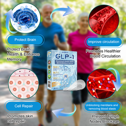 🎁FDA Store | BuildLeaf® GLP-1 Nano-Microneedle Patch with Collagen & Matrixyl 3000 丨Obesity,Cardiovascular Diseas, Diabetes, Sleep Apnea, Joint Problems and More